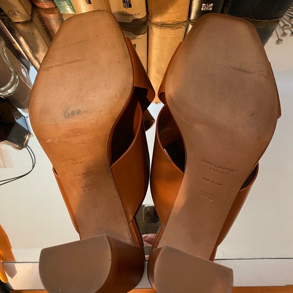 Brown saint laurent heels 39 1/2 - Picture 4 of 7